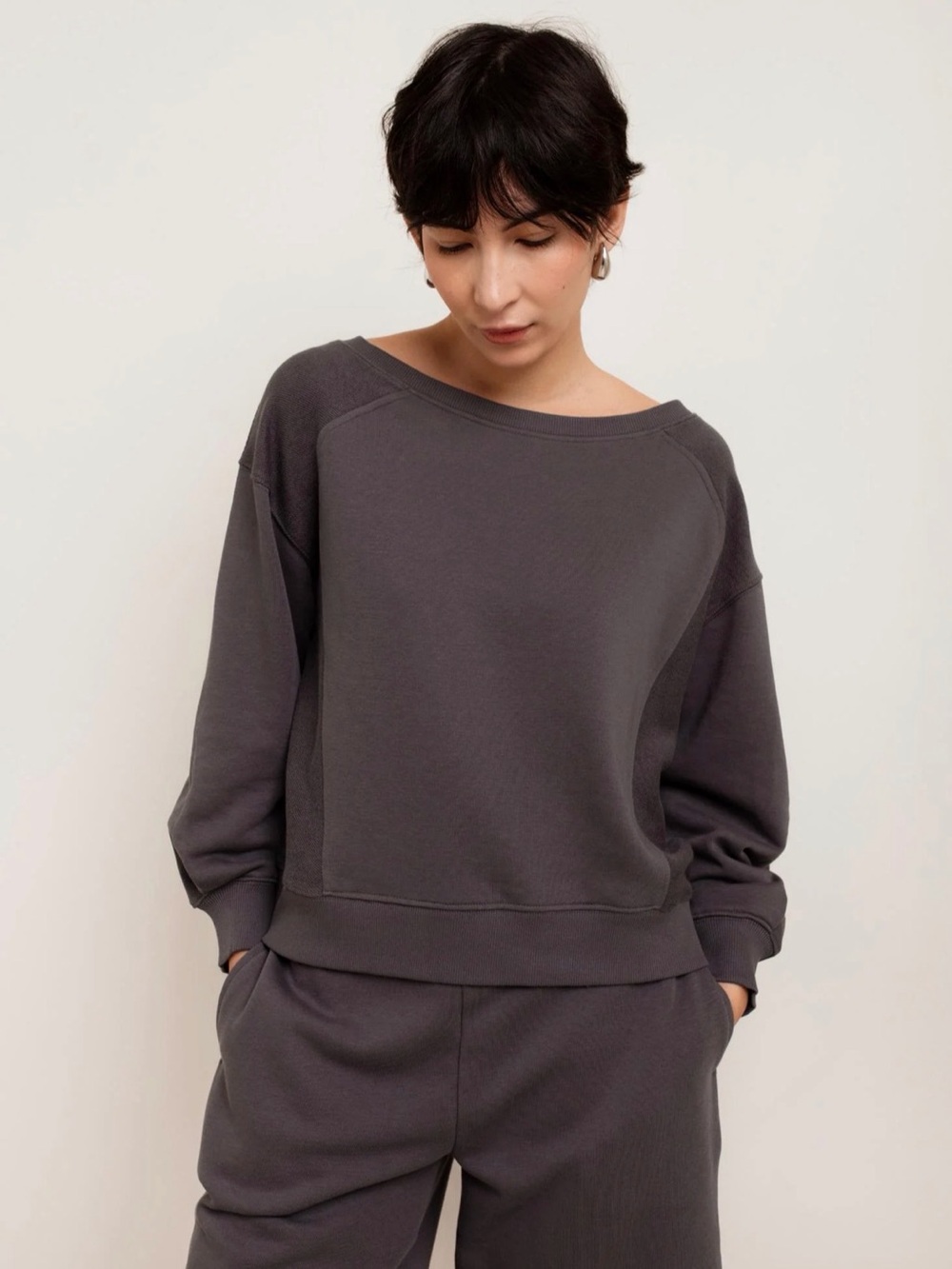 Everyday Relaxed Sweatshirt in Charcoal